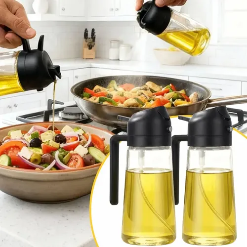 Conjunto Óleo E Vinagre Cerâmica 17cm Le Creuset Azul Caribe