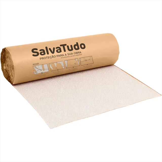 Protetor De Piso Antiderrapante Para Reforma 25m Construção