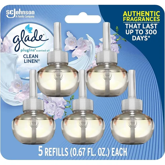 Pack 5 Repuesto Ambientador Aromatizante Glade 99ml Usa