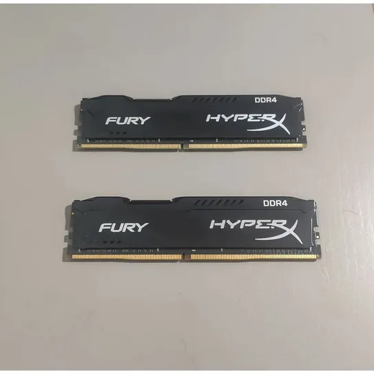 2x4gb Memória Fury Hyperx Ddr4 2667mhz Preto