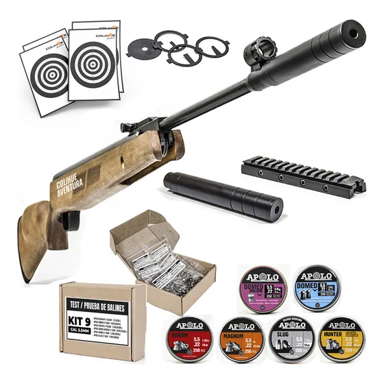 Rifle Aire Comprimido Nitro Piston Fox Gr1600 5,5mm / 6,35mm