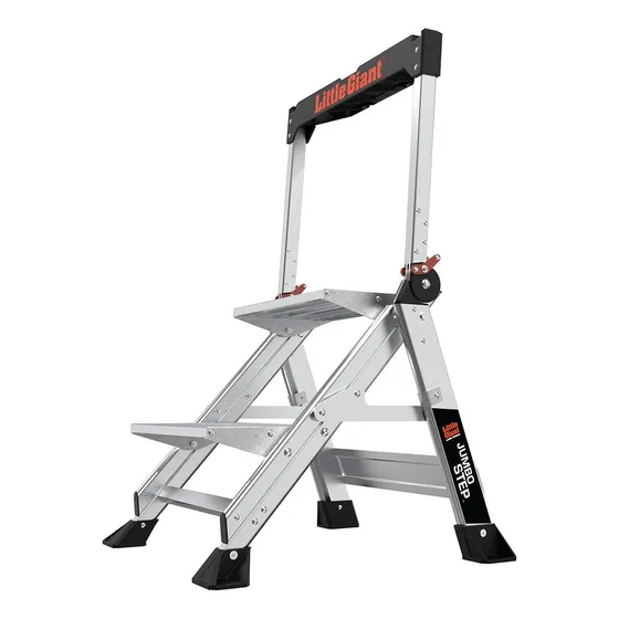 Escalera Jumbo 2-step Aluminio 375 Lbs