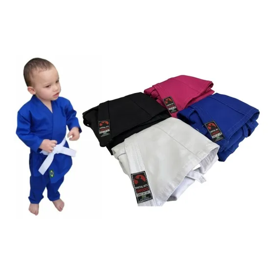 Kimono Bebe Karate/jiu-jitsu/judo/aikido Até 3 Anos + Faixa 