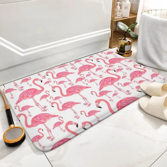 Tapete Baño Microfibra Extra Suave Absorbente Antideslizante