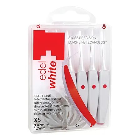 Escova Interdental Edel White Easyflex Id 7 Xs 0.42mm C/6