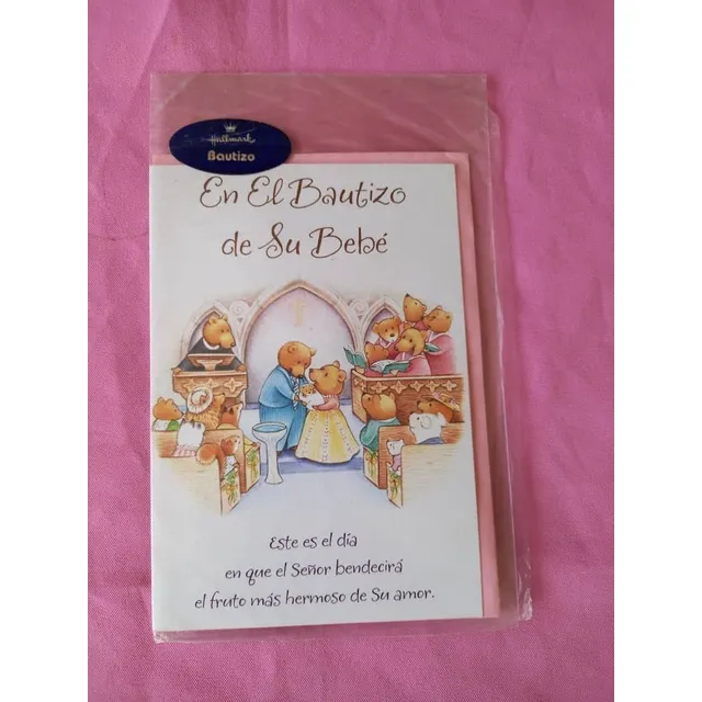 Hallmark Bautizo: En El Bautizo De Su Bebe. Este Es El Dia 