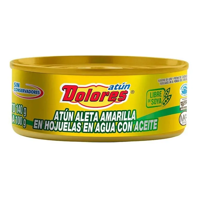 Atún Dolores Aleta Amarilla en Aceite 140g