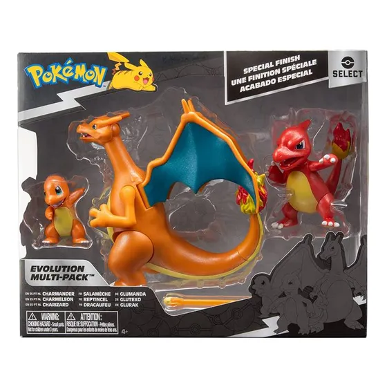Pokemon Select Charizard Charmeleon Charmander
