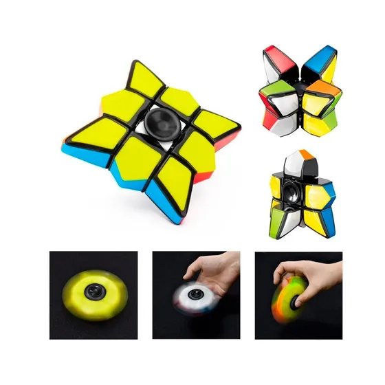 Cubo Rubik 1x3 Floppy Fidget Spinner 
