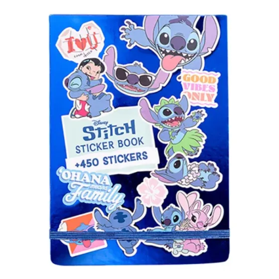Libro De Stickers Stitch Tapa Dura - Mooving