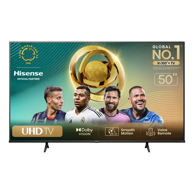 Hisense television A6N pantalla 50 pulgadas, Smart Google TV UHD 4K,control remoto por voz con Alexa, Dolby Vision, amplia gama de colores, Modo de juego PLUS, ALLM,mira tv en vivo sin cable