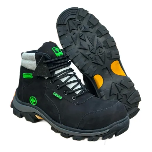 Bota Punta De Seguridad Cuero Dioelectrica 