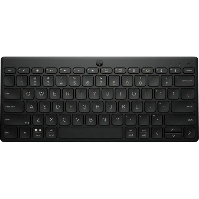 Teclado Hp Inalambrico Para Dispositivos Múltiples 350 Color Del Teclado Negro Idioma Español Latinoamérica