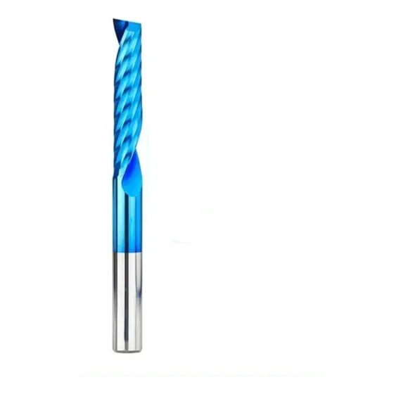 Fresa Topo 1 Corte 3mm X 22mm Naco Azul Cnc Router