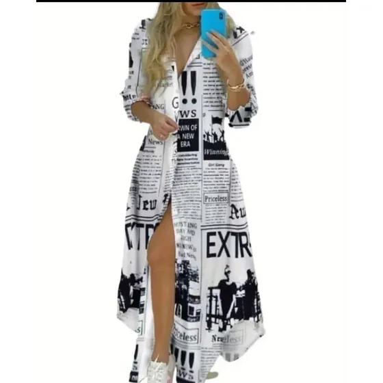 Vestido Casual Mujer Temu - Talla Disponible