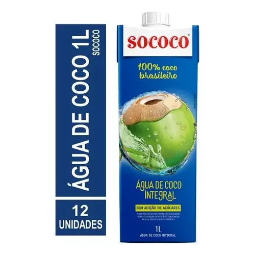 Água De Coco Kero Coco Caixa 330ml - Kit 12 Unid. | MercadoLivre