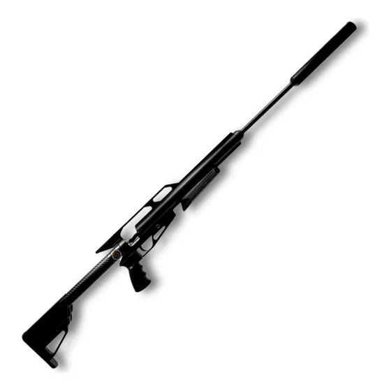 Carabina De Pressão Pcp Custom Giii 6.35 + Supressor - Preta