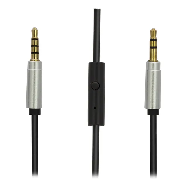 Cable Plug 3.5mm A 3.5mm + Micrófono Philco