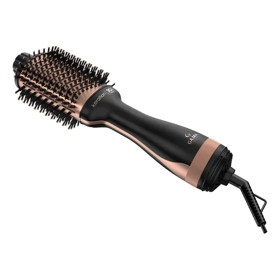 Cepillo Alisador Gama Keration One Step Oval Voluminizador Cabello Secador Modelador Volumen Brillo Suavidad Antifrizz Belleza Peluquería Peinado Profesional Estilo Rápido Práctico Efecto Salon