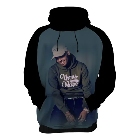 Blusa Moletom Canguru Cantor Chris Brown 10