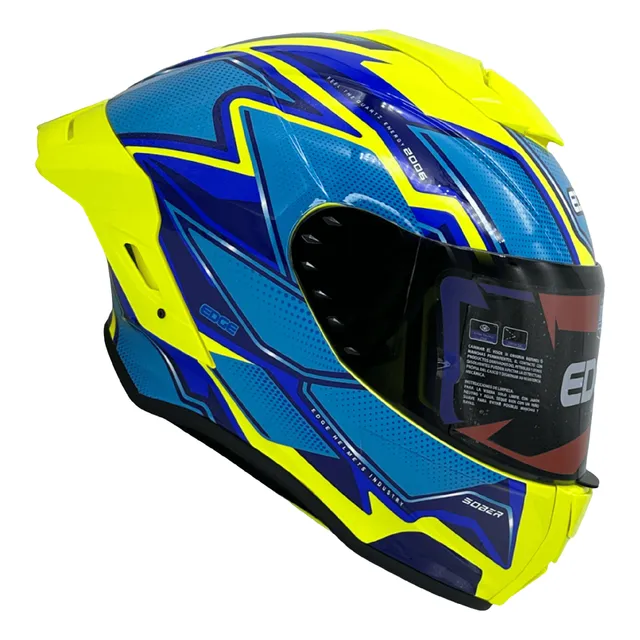 Casco Integral Edge Shangai Quartz Visor Oscuro