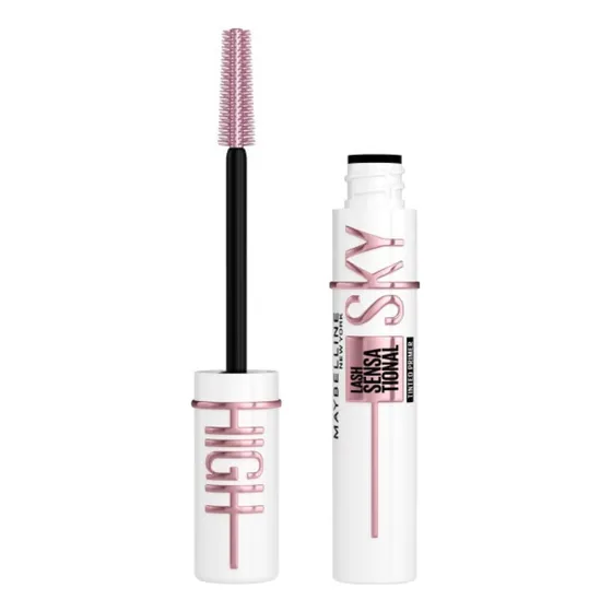 Máscara Maybelline Lash Sensational Sky High Tinted Primer Color Soft Black