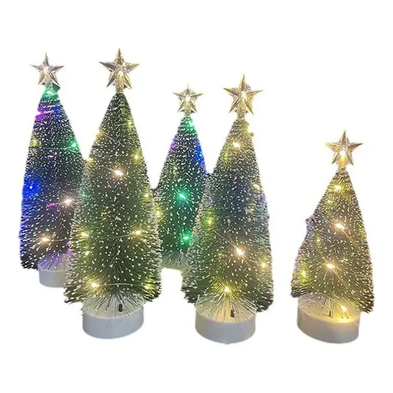 Para  3x Arbol Navidad Barato Led Estrella Adornos Para