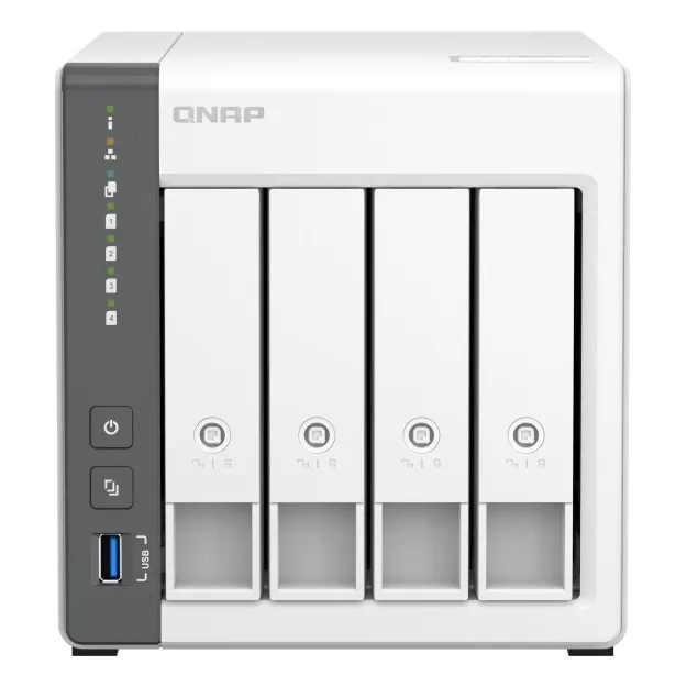 Servidor Nas Qnap Icloud 4 Bahías Sata 3.5'' 4gb Ram Blanco