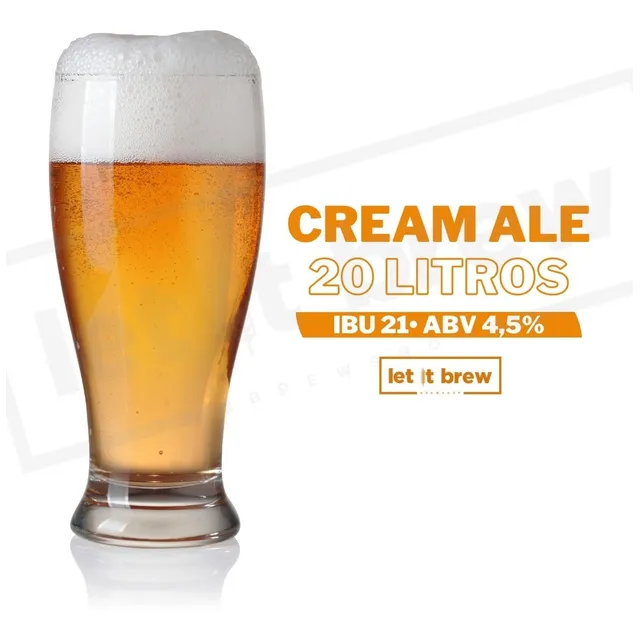 Kit De Insumos Para Receita Cream Ale 20l + Brindes