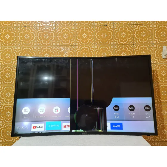 Tv Led  Curva Samsung Un40ku6300g  Peças Display Quebrado