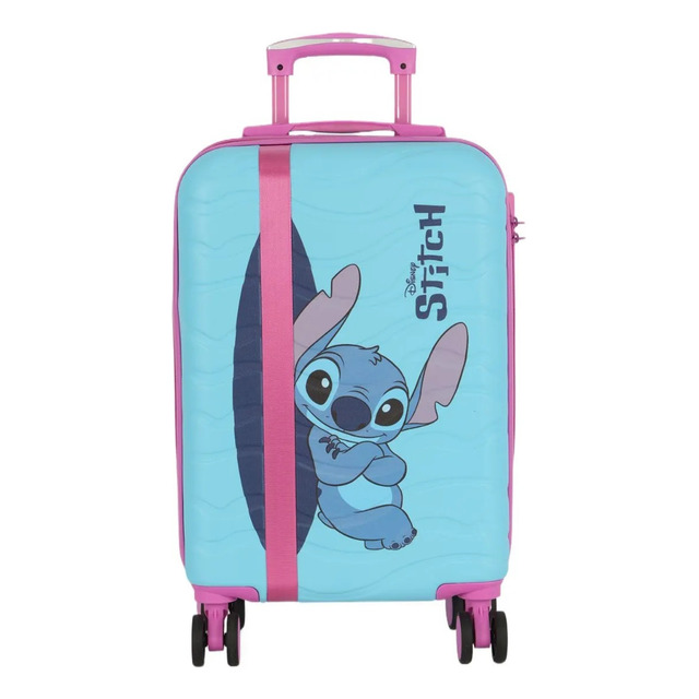 Mala De Viagem Infantil Meninas Stitch Com 4 Rodas Azul Luxcel Mala De Viagem Infantil Meninas Stitch Com 4 Rodas Azul Luxcel