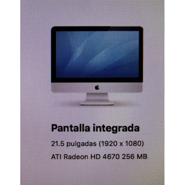 Apple iMac 2010 21.5   500 Gb 