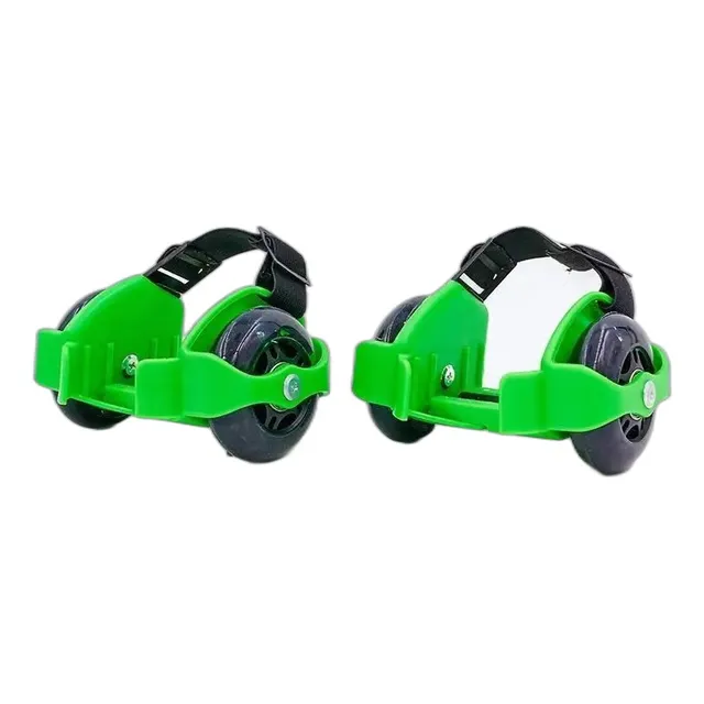 Patines Ajustables Para Zapatos 2 Ruedas Con Luces