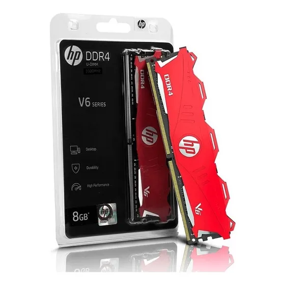 Memoria Ram Hp 8gb Ddr4 2666mhz Serie V6 Para Pc