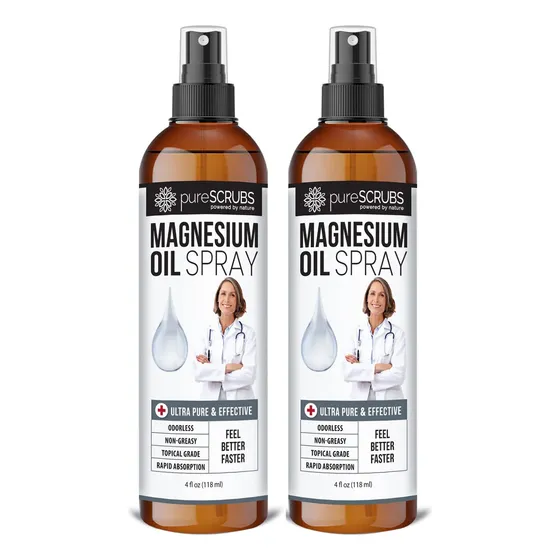 Spray De Aceite De Magnesio Purescrubs De Absorción Ultrarrá