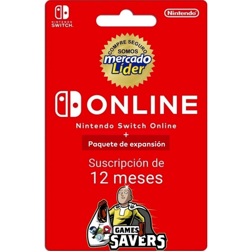 Nintendo Switch Online + Expansion 1 Año