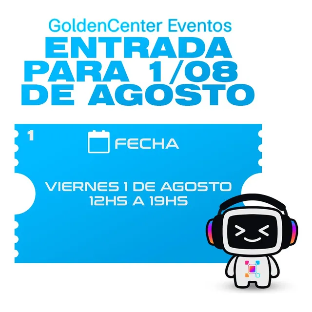 ENTRADA PARA 1/08 DE AGOSTO PARA TECNOFIELDS VII EDICION
