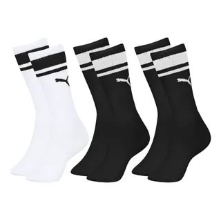 Kit 3 Pares Meia Puma Cano Alto Academia Esportiva Original