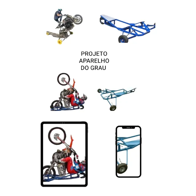 Projeto Aparelho Para Dar Grau Em Moto | Aprenda Empinar