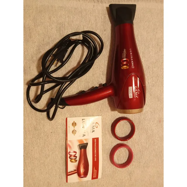 Secadora De Pelo Ga.ma Lumina Ion 2200w