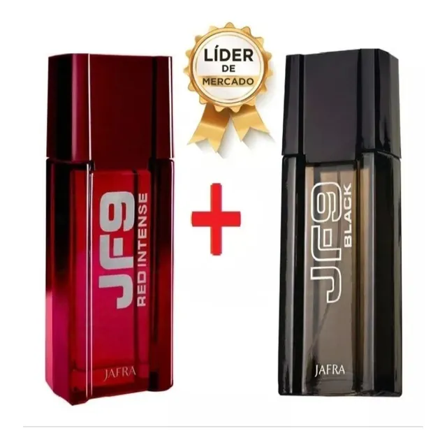 Jf9 Red Intensive Jafra Hombre + Jf9 Black + Envío Gratis