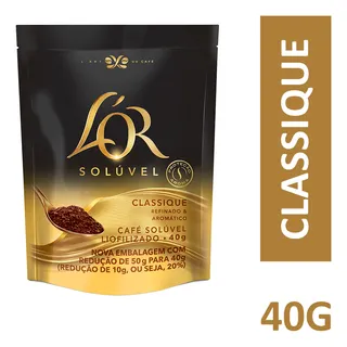 CafĂ© Lor SolĂșvel Classic Sache 40g CafĂ© Lor SolĂșvel Classic Sache 40g