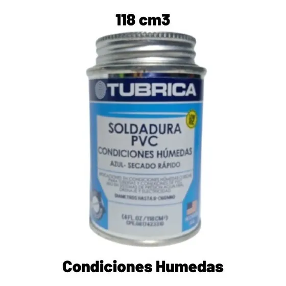 Pega Para Tuberia Pvc 1/32 118 Cm³ Tubrica