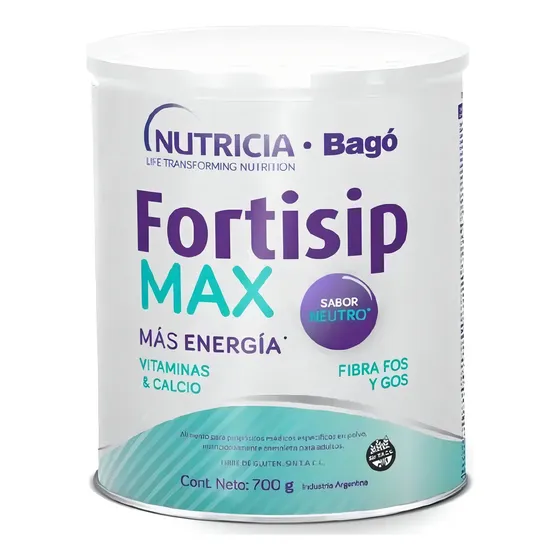 Fortisip Max Maxima Energia Neutro Lata X 700 Gr Sabor Sin sabor