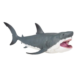 Megalodon Simulação Figura De Plástico Ação Antiga Megalodon Simulação Figura De Plástico Ação Antiga