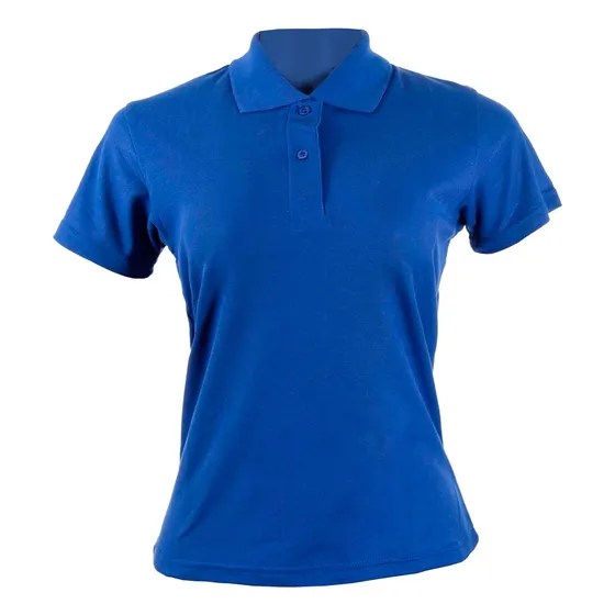 Remera Polo Manga Corta Dama Azul Francia