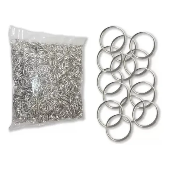 Pacote C/500 Argolas Para Chaveiro Sem Corrente Menor Preço