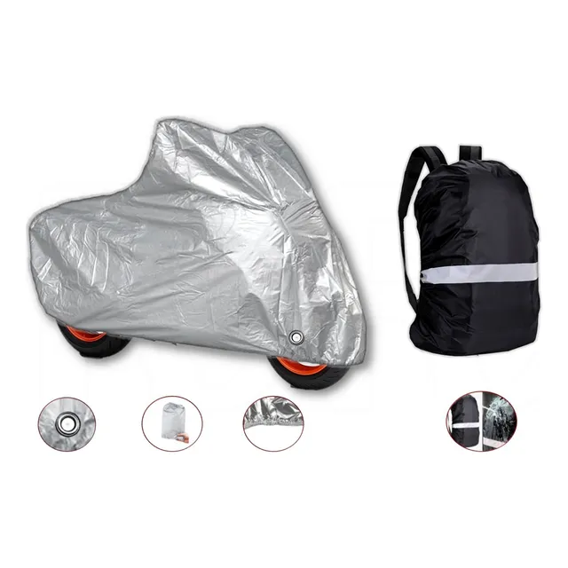 Carpa Para Moto Contra Rayos Uv+forro Protector Para Maletín