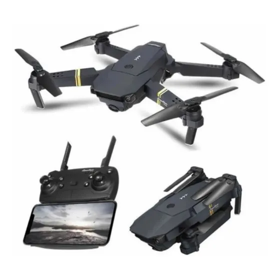 Drone 4k Profesional Dual Cámara Wifi Fpv 998 Pro. Color Negro