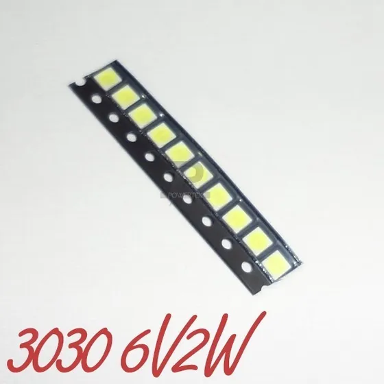 Led Smd 3030 6v 2w Tv Lcd Backlight Lampara - Lote